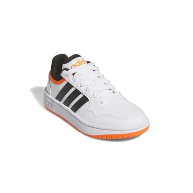 Adidas Kids Hoops 3.0 CF  "White-Orange"