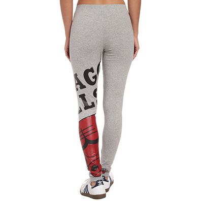 Adidas Original NBA Leggings Mujer Bulls (gris/rojo/negro)