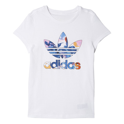 Adidas Originals Classic EQT Trefoil Logo Tee J (white/multicolor)