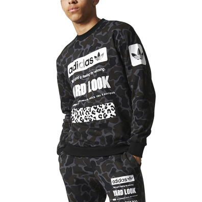 Adidas Originals Street Graphic Camouflage Crew (multicolor)