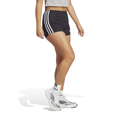 Adidas W Essentials Single Jersey Booty 3-Stripes Short "Black"