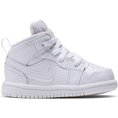 Air Jordan 1 Mid (TD) Infants  "Maxi White"