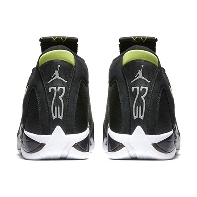 Air Jordan 14 Retro "Indiglo" (005/black/white/vivid green)