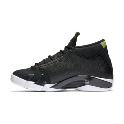 Air Jordan 14 Retro "Indiglo" (005/black/white/vivid green)