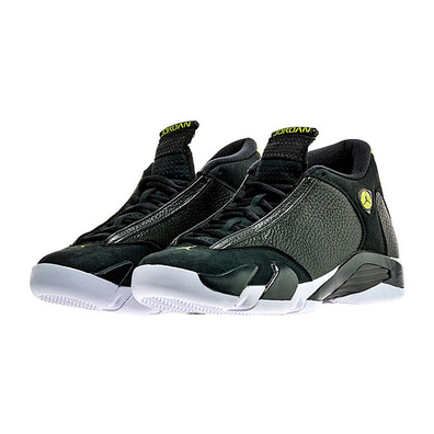 Air Jordan 14 Retro "Indiglo" (005/black/white/vivid green)