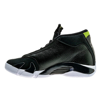 Air Jordan 14 Retro "Indiglo" (005/black/white/vivid green)