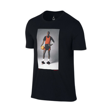 Air Jordan Banned Photo Tee "Black" (010/black/red)