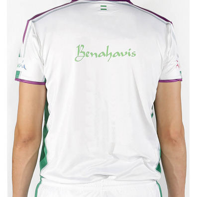 Camiseta Unicaja Málaga ACB 2ª Equipación 2017/18 (blanco/morado)