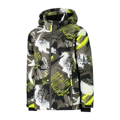 Campagnolo Boy's Freeride Ski Jacket "Olive-Yellow Flujo"