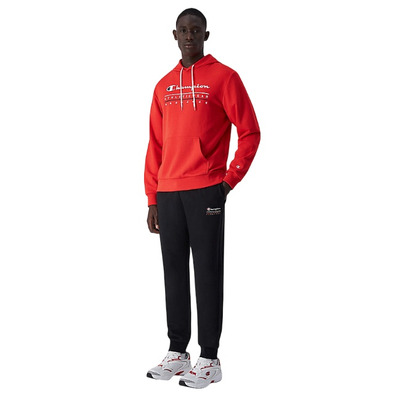 Champion Athletic Hooded Sweatshirt "Red"