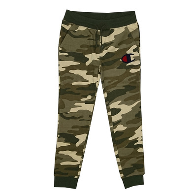 Champion Athletic Kids Logo Rib Cuff Pants (Camouflage)