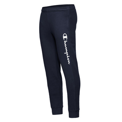 Champion Athletic Reverse Big Logo Rib Cuff Pants (Navy)