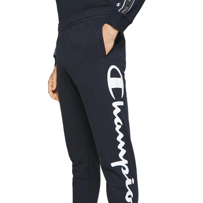 Champion Authentic Legacy Big Logo Rib Cuff " Navy"