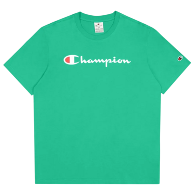 Champion Big Logo Cotton Jersery T-Shirt "Green"