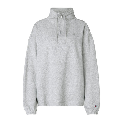 Champion Wmns Half Zip Sweatshirt "Ligh Grey"