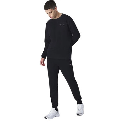 Champion Icon Pocket Zip Rib Cuff Fleece Slim Fit Pants "Black"