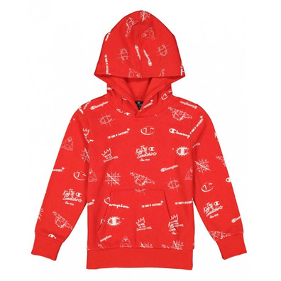 Champion Kids Authentic Classic Allover Print Hoodie