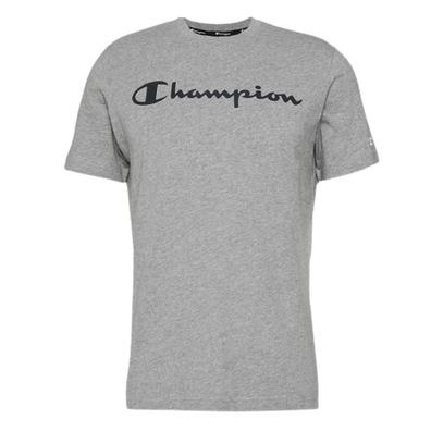 Champion Legacy Cotton Contrast Scrip Logo T-shirt "Grey"