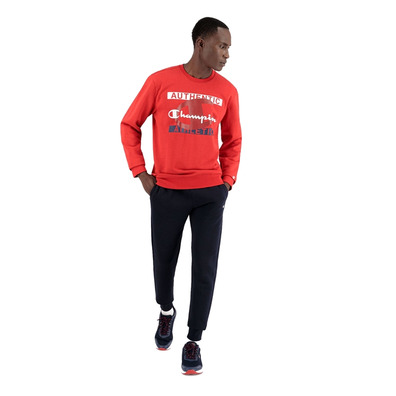 Champion Legacy New York Graphic Print Sweatshirt "Red"