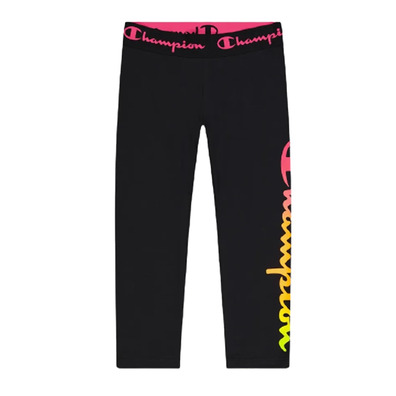 Champion Legacy Wm´s Quick-Dry Script Logo Crop Leggings "Black"