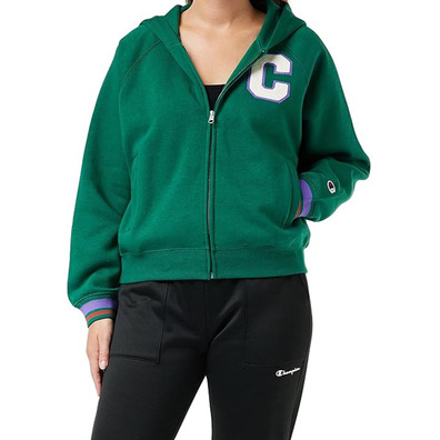 Champion Rochester Wms Bookstore Heavy Fleece FZ Jacket "Forest Green"