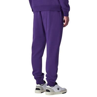 Champion Small Logo Rib Cuff Fleece Joggers "Dark Purple"