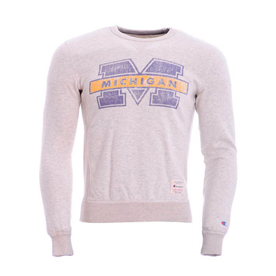 Champion Sweater Athlentic Rochester University Michigan (crema)