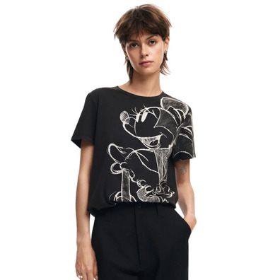 Desigual Minnie Mouse T-shirt "Black-White"