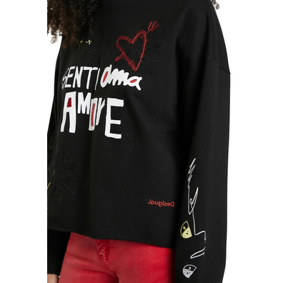 Desigual Sweat Senti Ama Amore