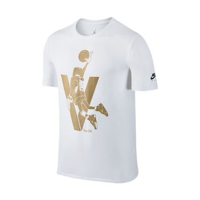 Jordan Camiseta Air Jordan 5 Toggle (100/white/metallic gold/black)