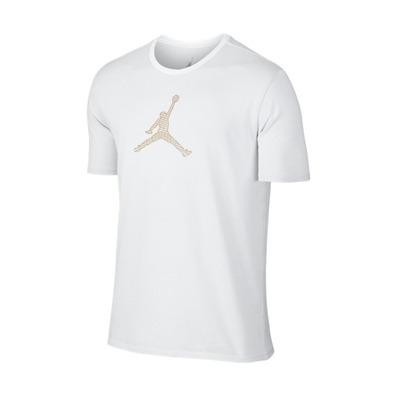 Jordan Camiseta Engineered For Flight (100/white/wolf grey/metallic gold)