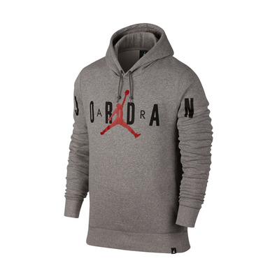 Jordan Flight Fleece Graphic Pullover Hoodie (063/dk grey heather)