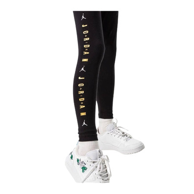 Jordan Girls Jumpman High-Rise Leggings "Black/Gold"