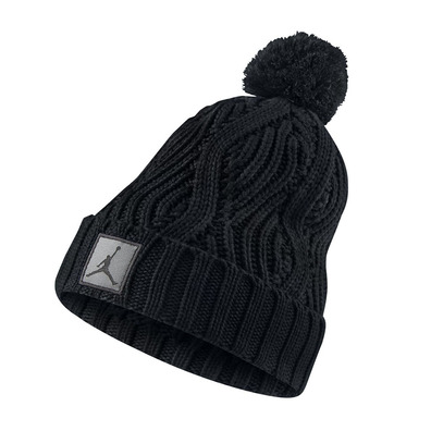 Jordan Jumpman Cable Beanie Pompon (010/negro)