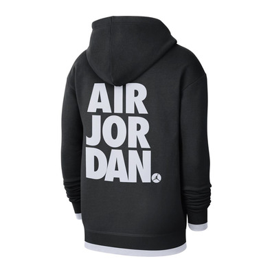 Jordan Jumpman Classics Printed Fleece Pullover  "Black"