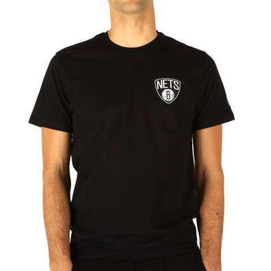 New Era Brooklyn Nets BLK Tip Off Chest N Back Tee