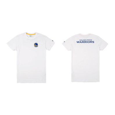 New Era Golden State Warriors WHI Tip Off Chest N Back Tee