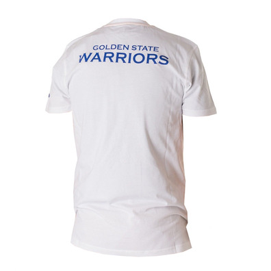 New Era Golden State Warriors WHI Tip Off Chest N Back Tee