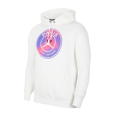 Paris Saint-Germain Fleece Pullover Hoodie "White"