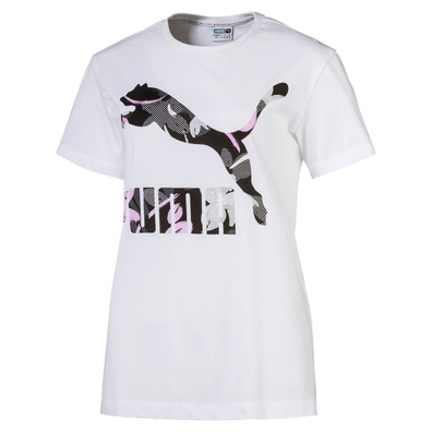 Puma Classics Logo Tee Wn´s (White/Flower)