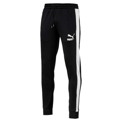 Puma Classics T7 Track Pants (Black/White)