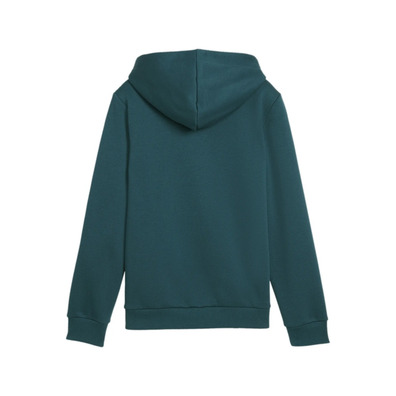 Puma Junior ESS+ 2 Col Big Logo Hoodie FL B "Cold Green"