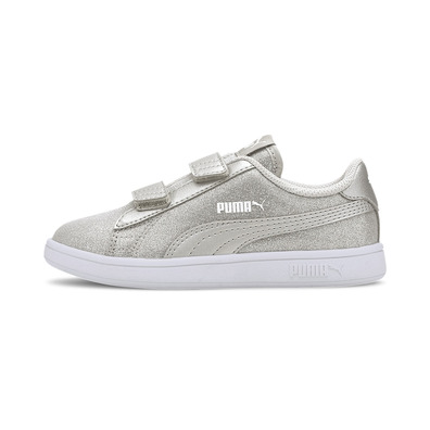 Puma Kids Smash v2 Glitz Glamv Ps "Gray Shine"