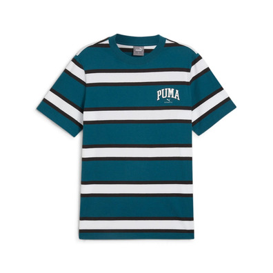 PUMA SQUAD Stripe AOP Tee "Cold Green"