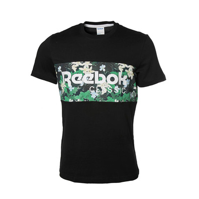 Reebok Classic Camiseta Foundation Archive Stripe (negro)