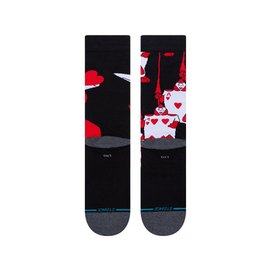 Stance Casual Disney Alice in Wonderland Off With Their Heads Crew Socks