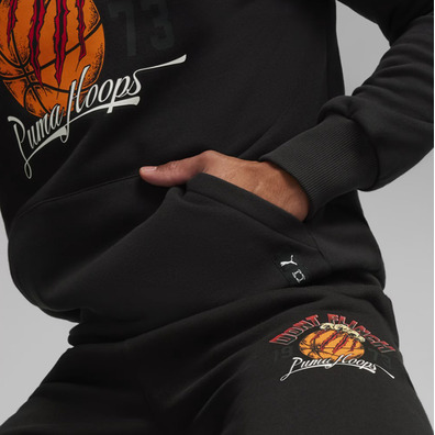 Sudadera Puma Basketaball Graphic Booster Hoodie "Black"