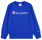 Champion Kids Big Logo Fleece Sweatshirt "Blue"