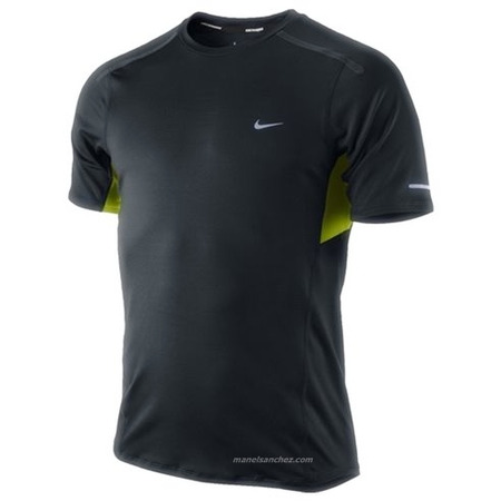 Nike Camiseta  Running Denier (negra)