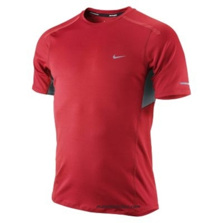 Nike Camiseta  Running Denier (rojo)